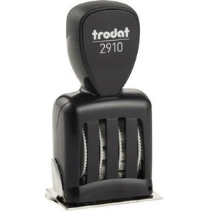 Tampon dateur Trodat Classic 2910/C9 54 x 30 mm en métal/plastique avec mois en lettres - Product Image 1