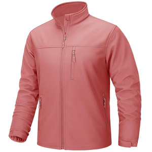 Veste d'extérieur pour homme écologique Logo personnalisé Design unique Vêtement de rue haut de gamme Coupe-vent Softshell pour homme - Product Image 1