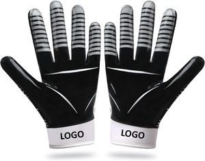 Gants de football américain unisexe pour hommes et gants de sport de plein air à séchage rapide avec logo personnalisé gants de football en gros - Product Image 4