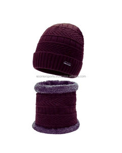Bonnets doux et chauds en tricot de laine, logo personnalisé, acrylique, bonnets d'hiver unisexes, vêtements de rue, OEM, marque privée, usine d'hiver - Product Image 1
