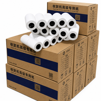 Rouleaux de papier thermique 57x50mm pour chauffeurs de VTC, recharges de papier pour caisse enregistreuse portable, pour reçus de tarifs de taxi