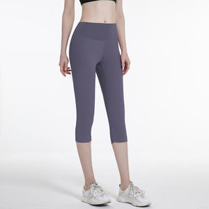 Mallas deportivas para mujer, cintura alta, para correr, Capris, para chica, de secado rápido, mallas de entrenamiento para gimnasio, ropa deportiva suave y ajustada, pantalones de Yoga - Product Image 3