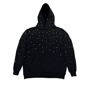 เสื้อฮู้ดประดับเพชรเทียม แฟชั่นลำลอง ดีไซน์หรูหราด้วยคริสตัล - Product Image 1