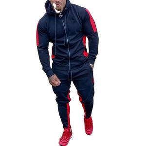 Conjunto de chándal y Sudadera con capucha de algodón Unisex para hombre, chándal con cordón, chándal informal para hombre - Product Image 1
