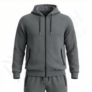 Conjuntos Deportivos para Hombre al por Mayor, Ropa Deportiva para Entrenamiento, Conjunto de Dos Piezas con Sudadera con Capucha y Pantalones, Chándal para Hombre, Ropa Deportiva para Gimnasio - Product Image 1