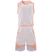Servicio OEM, Uniforme de Baloncesto con Logotipo Personalizado, Venta Caliente de Verano, MOQ Bajo, Transpirable, Antibacteriano, 100% Poliéster