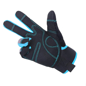 Gant de travail en polyester ultra-mince enduit de PU de calibre 13 OEM excellente prise en main noir sécurité jardinage entrepôt gants légers pour hommes - Product Image 3