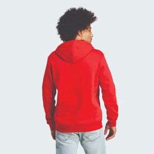 Sweat à capuche rouge personnalisé de haute qualité en polaire épaisse, style streetwear uni pour homme, fabricant de sweats à capuche rouges vierges - Product Image 2