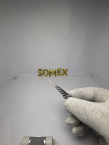 Pinzas de extensión de pestañas Plata Logotipo personalizado Acero inoxidable Etiqueta privada - Product Image 6