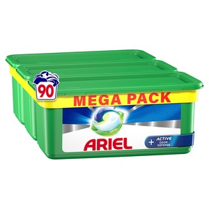 Ariel 3 en 1 Pods Detergente regular/Ariel Detergente para ropa 3 en 1 Pods - 90 Pods - Product Image 1