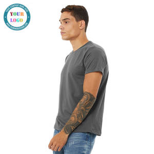 Camiseta de algodón 100% de alta calidad con impresión de logotipo personalizado, camiseta de venta directa de fábrica - Product Image 5