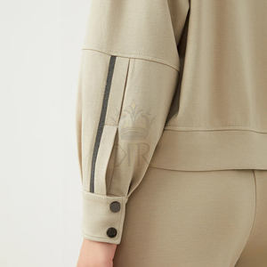 Sweat-shirt d'hiver 100% coton, sweat-shirt régulier, pull ample et court - Product Image 4