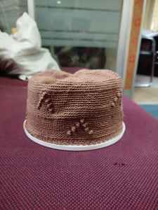 Gran oferta de alta calidad, sombrero de oración musulmán de ganchillo, gorros tejidos con calavera para hombres y mujeres, sombreros islámicos Kufi para hombres, exportación desde BD - Product Image 4