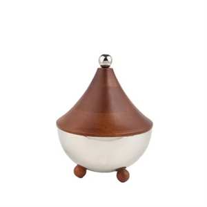 Plat de service en métal fini personnalisé chauffe-plat Hotpot Casserole de créateur faite à la main Vaisselle décorative Hot Pot - Product Image 6