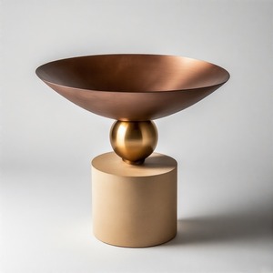 EliteBite Regal Vajilla Regal Elan Imperial Goldleaf Grabado Cuenco artesanal para comedor lujoso y presentación culinaria opulenta - Product Image 5