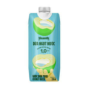 Agua de coco fresca Vinamilk-Precio de Fábrica Listo para Beber-Caja 330ml X 24 Cajas - Product Image 1