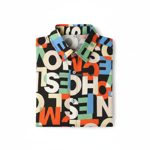 Camisa de Playa de Verano con Cuello Cubano, Estilo Hawaiano, Transpirable y Ligera para Hombre, con Botones, Diseño Personalizado ODM con Logotipo - Product Image 6