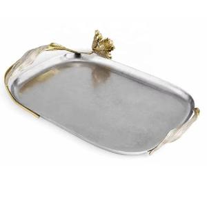 Hot Selling <b>Large</b> Leaf Design Aluminium Serving <b>Bowl</b> for Nuts <b>Salad</b> Fruits and Kitchen Use Available at Wholesale Price - Product Image 5