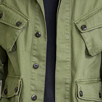 Veste Safari en Toile Personnalisée et Élégante pour Hommes – Imperméable, Coupe-Vent, Respirante, en Coton Durable, Idéale pour l'Hiver et les Activités de Plein Air