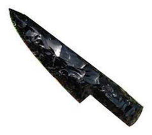 Piedra preciosa tallada negro obsidiana cuchillo ágata punta de flecha Natural hecha a mano punta de flecha de calidad superior de cristales Amayra India - Product Image 4