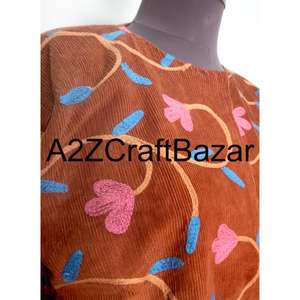 Chaqueta Étnica Bordada para Mujer, Estilo Informal, Abrigo de Otoño e Invierno, Forro de Algodón, Ropa Exterior Tradicional de Moda - Product Image 3