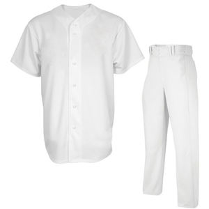 Uniformes de Béisbol Sublimados Personalizados Sibrin, 100% Poliéster, Transpirables, Antibacterianos, que Absorben la Humedad, de Secado Rápido y Protección UV - Product Image 1