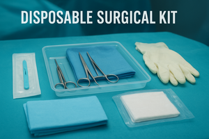 Pemasok Kit sekali pakai disterilkan Taiwan Eo, gaun rumah sakit, Set Kit operasi steril, paket tirai bedah kustom - Product Image 4