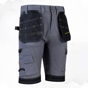 Pantalones cortos de carga para hombre grises y negros hechos a medida Servicio OEM con tamaño personalizado disponible Pantalones cortos de carga de trabajo para hombres - Product Image 2