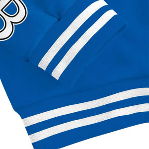 Zeta Phi Beta 1920 Azul Blanco ZPB Sorority Varsity Letterman Jacket Greek Life Chenille Patch Founders Edition - Product Image 6