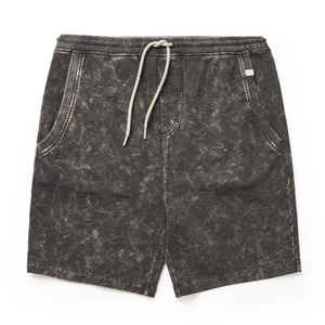 Shorts Homme Délavés Effet Acide Style Streetwear 100% Coton Tendance Été Lourd Qualité Supérieure Taille Élastique Personnalisable - Product Image 1
