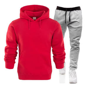 Logo en caoutchouc personnalisé coton polaire vêtements d'hiver chauds survêtement Jogging et vêtements de course survêtement lavé à l'acide - Product Image 3