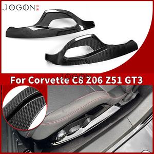 Couvre-bouton de siège pour <span class=keywords><strong>Chevrolet</strong></span> Corvette C8 Z06 GT3 2023-2025, véritable fibre de carbone, garniture latérale de siège de course, intérieur - Product Image 2