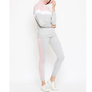 Nouveauté, survêtement pour femme de haute qualité, ensemble sweat-shirt et jogging respirant, motif uni, marque privée, vêtements de jogging d'hiver - Product Image 3