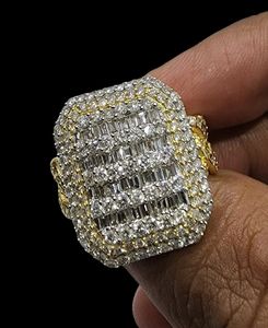 Bague de luxe pour homme, tendance, en or rose 18 carats, sertie d'un diamant gris de qualité supérieure, cultivé en laboratoire, taille brillant, certifié IGI - Product Image 2