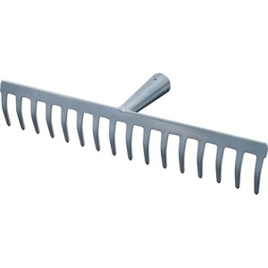 Conical Socket 16-Tine Road Rake for <b>Gardens</b> Working Width 395mm Tine Length 55mm Without Handle - Product Image 1