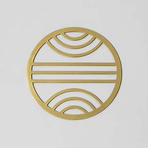 Posavasos de metal/Juego de posavasos de 5/ 3 "(posavasos redondos) - Product Image 1