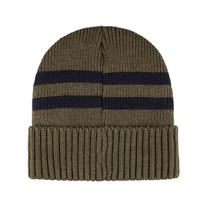 Logotipo personalizado Otoño Invierno alta calidad Color sólido sombrero hombre mujer cálido puños gorro de lana para Unisex 2026 - Product Image 3