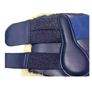 Botas de caballo de lana bereber, botas de caballo cálidas a prueba de viento, protección de piernas, envolturas de caballo multicolores - Product Image 2