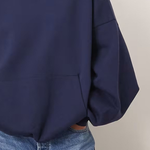 Sudadera con Capucha Extra Grande de Felpa Gruesa y Acogedora para Mujer, Estilo Urbano de Invierno, Ajuste Holgado Informal, Marca OEM, Último Diseño - Product Image 2