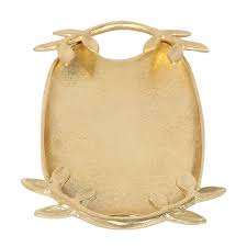 Bandeja de aluminio de hoja de oro y plata artesanal para uso Premium - Product Image 2