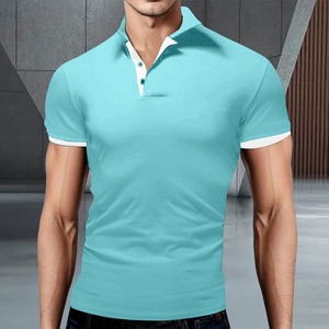 Vente à Chaud Logo Personnalisé Design Polos en Polyester Couleur Uniforme Solide Polo de Golf pour Hommes - Product Image 1