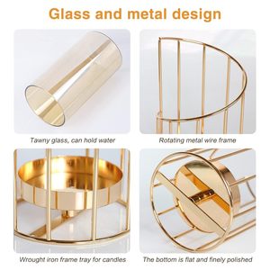 แจกันดอกไม้โลหะสไตล์มินิมอลสไตล์โมเดิร์นคุณภาพสูงสำหรับตกแต่งในร่มและสวน - Product Image 5