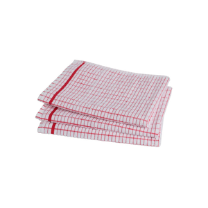 Toallas de plato de algodón a cuadros con conciencia climática con costura de golf Aspecto mínimo MOQ 50 B2B Toallas de plato de carga aérea UPS personalizadas - Product Image 2