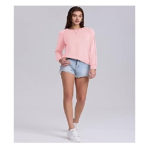 Sweat-shirt décontracté pour femme en molleton 100 % coton, motif écossais élégant, écologique, imperméable, respirant et à séchage rapide – Meilleures ventes - Product Image 5
