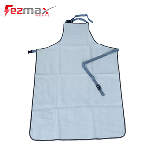 Delantal de soldadura de cuero-Babero resistente a las llamas y al calor con 6 bolsillos para mayor seguridad y comodidad personalizable para soldadores - Product Image 2