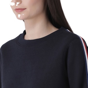 Vente en gros de sweatshirts à col ras du cou de haute qualité personnalisés unisexes en molleton de coton surdimensionnés à col ras du cou pour femmes - Product Image 3