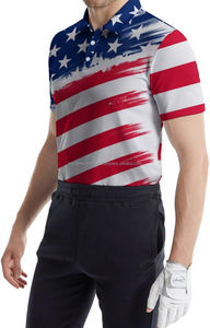 ออกแบบเสื้อโปโลธงชาติของคุณเอง ผ้าคุณภาพสูง เสื้อซับลิเมชั่นแบบสบายๆ สั่งทำได้ - Product Image 4