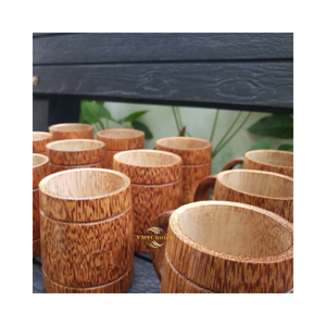 Sustainable <b>Coconut</b> Wood <b>Cup</b> Eco Conscious Drinking <b>Cup</b> for Kitchen and Travel - Product Image 1