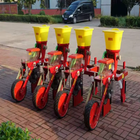 Semoir de maïs agricole 4 rangs semoir Machine à semer le maïs Attachement d'engrais pour une agriculture à haute efficacité Qualité supérieure