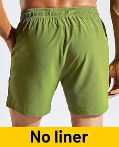 Men's 2-in-1 Marathon Shorts Quick Dry Double-<b>Layer</b> Sports Liner Gym Shorts <b>Mid</b> Waist Anti-Wrinkle Woven Workout Running Shorts - Product Image 6